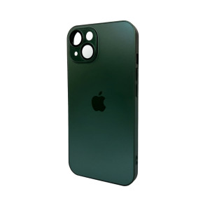 Чохол для смартфона AG Glass Matt Frame Color Logo for Apple iPhone 15 Cangling Green Код: 430161-14