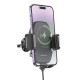 Тримач для мобiльного з БЗП BOROFONE BH213 Adelante wireless fast charging car holder(air outlet) Black