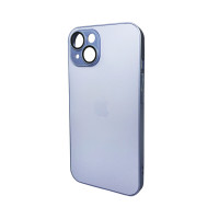 Чохол для смартфона AG Glass Matt Frame Color Logo for Apple iPhone 15 Sierra Blue Код: 430191-14