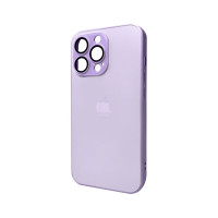 Чохол для смартфона AG Glass Matt Frame Color Logo for Apple iPhone 12 Pro Max Light Purple Код: 430181-14