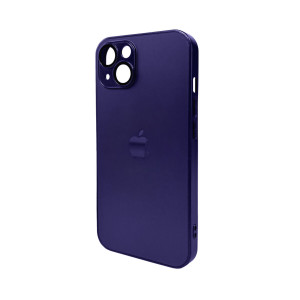 Чохол для смартфона AG Glass Matt Frame Color Logo for Apple iPhone 13 Deep Purple Код: 430071-14