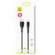 Кабель Usams US-SJ372 U38 Type-C Charging and Data Cable 1m Black