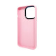 Чохол для смартфона AG Glass Sapphire MagSafe Logo for Apple iPhone 15 Pink Код: 428552-14