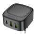 Мережевий зарядний пристрій BOROFONE BAS23A Lucky PD30W(1C2A) charger(EU) Black