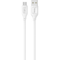 Кабель Usams US-SJ620 Micro Charging & Data Cable - Moe Series 1m White Код: 427162-14