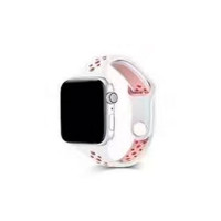 Ремінець для годинника Apple Watch Small Waist two colors 38/40/41mm White-Pink Код: 418432-14