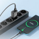 Мережевий зарядний пристрій HOCO C88A Star round dual port charger set(Type-C) Black Код товара: 405242-14