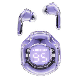 Навушники ACEFAST T8 Crystal color (2) bluetooth earbuds Alfalfa Purple Код: 432472-14