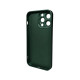 Чохол для смартфона AG Glass Matt Frame Color Logo for Apple iPhone 15 Pro Max Cangling Green Код: 430172-14