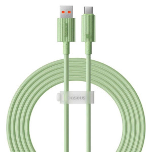 Кабель Baseus Habitat Series Fast Charging Cable USB to Type-C 100Вт 2m Natural Green Код: 456812-14