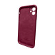 Чохол для смартфона Silicone Full Case AA Camera Protect for Apple iPhone 11 Pro Max кругл 47,Plum Код: 431392-14