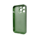 Чохол для смартфона AG Glass Matt Frame Color Logo for Apple iPhone 12 Pro Max Light Green Код: 430142-14