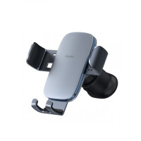 Тримач для мобiльного Baseus Metal AgeⅡ Gravity Car Mount（Air Outlet Version）Dark Grey