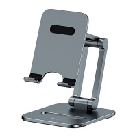 Тримач для мобiльного Baseus Desktop Biaxial Foldable Metal Stand (for Phones) Grey Код: 442812-14