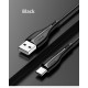 Кабель Usams US-SJ372 U38 Type-C Charging and Data Cable 1m Black