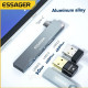 USB-hub ESSAGER (opp bag) Fengyang 3 in 1 Splitter Silver Код: 459252-14