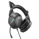 Навушники BOROFONE BO106 Cute cat ear luminous gaming headphones Phantom Cat