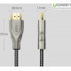 Кабель UGREEN HD131 HDMI Carbon Fiber Zinc Alloy Cable 1m (Gray) (UGR-50106) Код: 405582-14