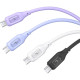 Кабель Usams US-SJ620 Micro Charging & Data Cable - Moe Series 1m White