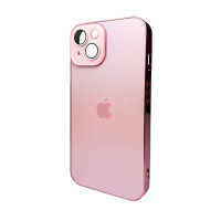 Чохол для смартфона AG Glass Sapphire Frame MagSafe Logo for Apple iPhone 15 Pink Код: 429103-14