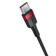 Кабель Baseus Cafule Charging Cable USB-C to USB-C 100W 1m 2pcs Red Black+Grey Black