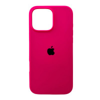 Чохол для смартфона Silicone Full Case AA Open Cam for Apple iPhone 16 Pro 23,Shiny Pink