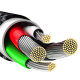 Кабель Baseus Tungsten Gold Fast Charging Data Cable USB to iP 2.4A 2m Черное Код: 457063-14