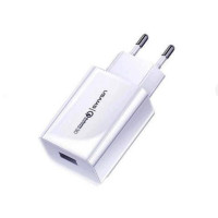 Мережевий зарядний пристрій Usams US-CC083 T22 Single USB QC3.0 Travel Charger (EU) White Код: 421313-14