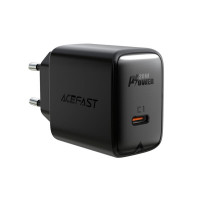 Мережевий зарядний пристрій ACEFAST A1 PD20W single USB-C charger Black Код: 417633-14