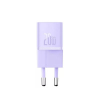 Мережевий зарядний пристрій Baseus GaN5 Fast Charger(mini) 1C 20W EU Purple Код: 422623-14