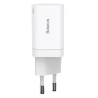 Мережевий зарядний пристрій Baseus Super Si Pro Quick Charger C+U 30W EU White Код: 452123-14