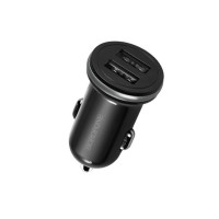 Автомобільний зарядний пристрій BOROFONE BZ5 CarPal, in-car charger with dual USB ports, 2.1A Black Код: 404943-14