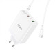 Мережевий зарядний пристрій HOCO N31 Leader PD100W four-port(3C1A) fast charger set(Type-C to Type-C) White Код: 405443-14