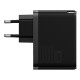 МЗП Baseus GaN3 Pro Fast Charger C+U 100W (Cable Type-C to Type-C 100W(20V/5A) 1m) Black Код: 405173-14