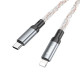 Кабель HOCO U112 Shine PD charging data cable for iP Gray