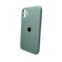 Чохол для смартфона Silicone Full Case AA Camera Protect for Apple iPhone 11 Pro Max кругл 46,Pine Green Код: 431343-14