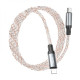 Кабель HOCO U112 Shine PD charging data cable for iP Gray