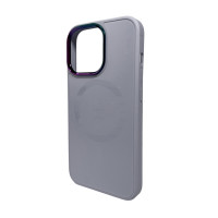 Чохол для смартфона AG Glass Sapphire MagSafe Logo for Apple iPhone 15 Grey Код: 428553-14