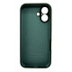 Чохол для смартфона Silicone Full Case AA Camera Protect for Apple iPhone 16 46,Pine Green Код: 456993-14