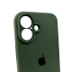 Чохол для смартфона Silicone Full Case AA Camera Protect for Apple iPhone 16 46,Pine Green Код: 456993-14