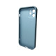 Чохол для смартфона AG Glass Gradient LV Frame for Apple iPhone 12 Sierra Blue Код: 428973-14