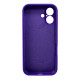 Чохол для смартфона Silicone Full Case AA Camera Protect for Apple iPhone 16 54,Amethist Код: 456963-14