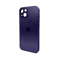 Чохол для смартфона AG Glass Matt Frame Color Logo for Apple iPhone 15 Deep Purple Код: 430203-14