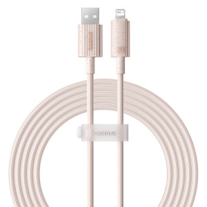 Кабель Baseus Habitat Series Fast Charging Cable USB to iP 2.4A 2m Wheat Pink Код: 456814-14