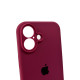 Чохол для смартфона Silicone Full Case AA Camera Protect for Apple iPhone 16 47,Plum Код: 456964-14