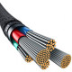 Кабель Baseus Unbreakable Series Fast Charging Data Cable Type-C to iP 20Вт 2m Cluster Черный Код: 457004-14