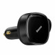 Автомобільний зарядний пристрій Baseus Enjoyment Retractable 2-in-1 Car Charger C+L 30W Черное Код: 416704-14