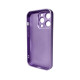 Чохол для смартфона AG Glass Matt Frame Color Logo for Apple iPhone 14 Pro Light Purple Код: 430154-14