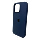 Чохол для смартфона Silicone Full Case AA Open Cam for Apple iPhone 16 Pro Max 7,Dark Blue Код: 452994-14