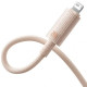 Кабель Baseus Habitat Series Fast Charging Cable USB to iP 2.4A 2m Wheat Pink Код: 456814-14